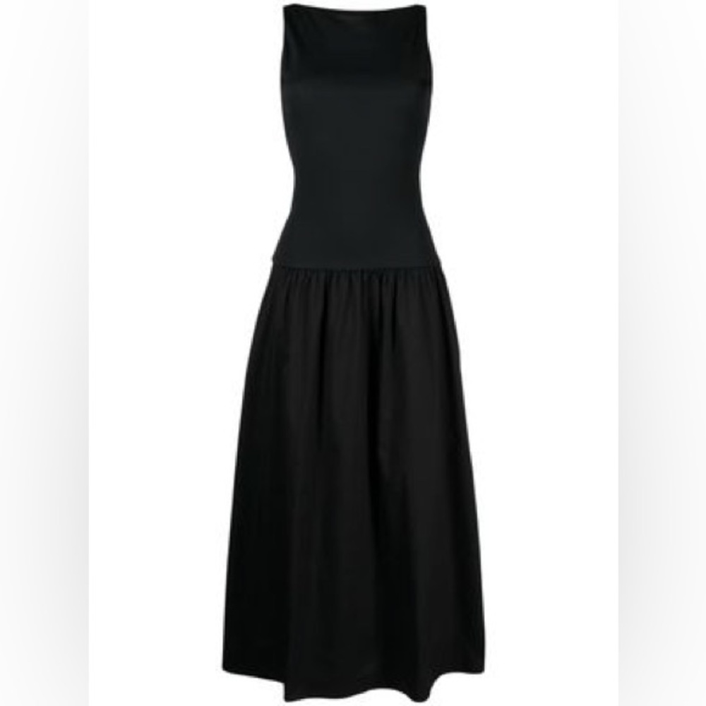 Anna Quan Amyra organic-cotton maxi dress - Black